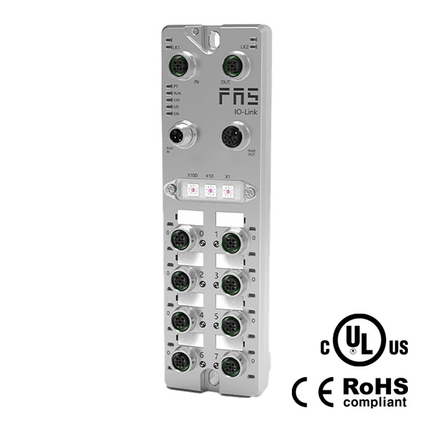EtherCAT 지원, IO-Link 마스터, 8포트, Class A, 006B11