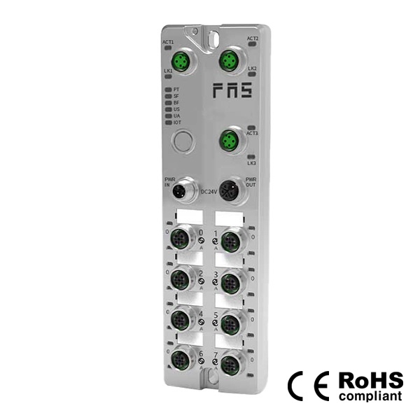 EtherCAT 지원, IO-Link 마스터, 8포트, Class A, 006B18