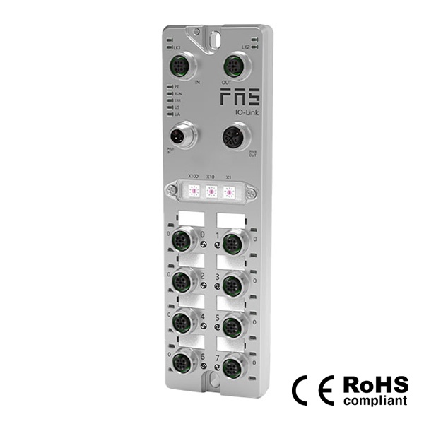 EtherCAT 지원, IO-Link 마스터, 8포트, Class A, 006B31