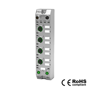 EtherCAT 프로토콜, M12 인터페이스, 4포트, 8 DI/DO 적응형, PNP, 컴팩트, 원격 모듈, 006EA1