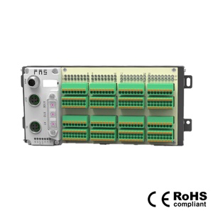 Modbus-RTU 프로토콜, 64DI/DO 적응형, PNP, 터미널 타입, IP20 원격 모듈, 009M73