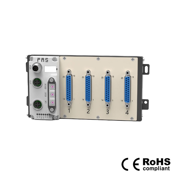 Modbus-RTU 프로토콜, 64DI/DO 적응형, NPN, D-Sub 인터페이스, IP20 원격 모듈, 009M91