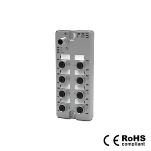 M12 인터페이스, IO-Link 허브, 4AI, 0&hellip;10 V DC 전압 아날로그 입력, 8DI PNP 입력 디지털 모듈, 00BB11