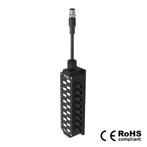 IP40, IO-Link 허브, 플라스틱, NPN/PNP, 8포트, 16&times;DI, 00BQ11