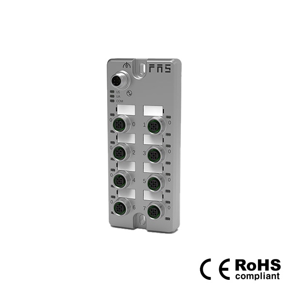 M12 인터페이스, IO-Link 허브, 8AI, 열전대(Thermocouple) 아날로그 입력 모듈, 00BT21