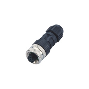 M12-4핀 케이블조립/암놈/납땜/A코딩/방수커넥터(4~5.5mm)