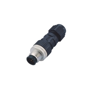 M12-12핀 조립형커넥터/숫놈/납땜타입/A코딩/4~5.5mm