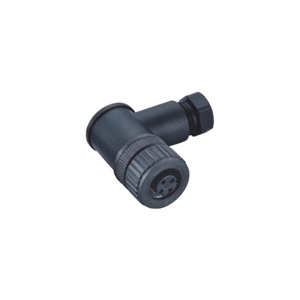 M12-4핀 케이블조립/암놈/앵글/플라스틱/스크류타입/D코딩/방수커넥터(6~8mm)