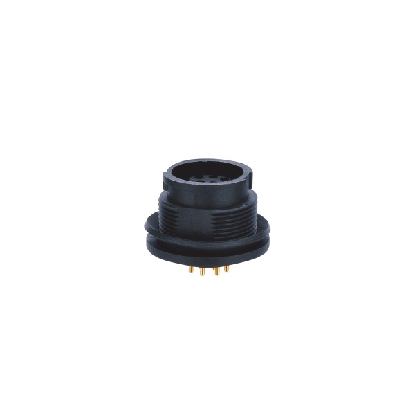 M16-09핀 패널커넥터/암놈/퀵락 타입/전면체결/PCB타입