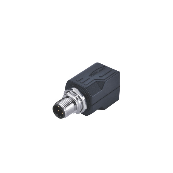 M12-4핀 숫놈 to RJ45/컨버터 커넥터/D코딩/패널 마운트 타입