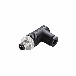 M8-3핀 케이블조립/숫놈/앵글/납땜 방수커넥터(3.5~5.0mm)
